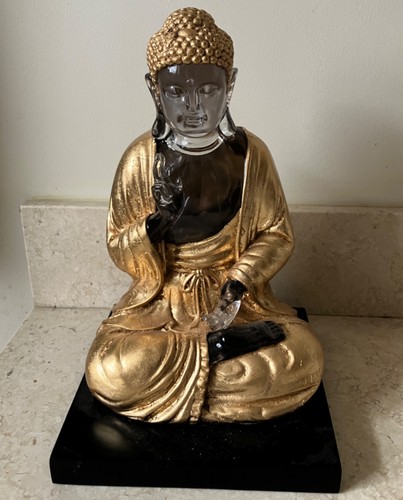 Seated figure buddha - figure, 11"