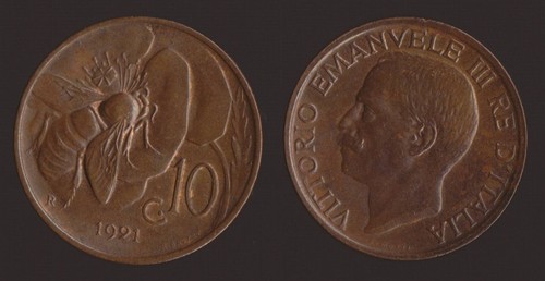 Centesimi 1921 ape - centesimi,