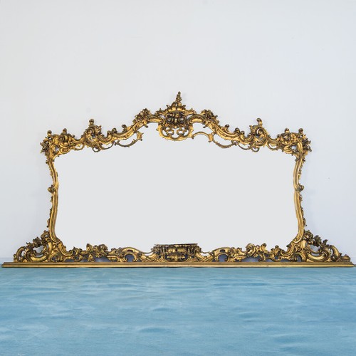 Specchio parete legno dorato - specchio,