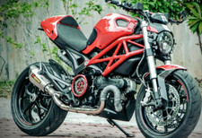 Coprisella unghia monoposto Ducati Monster 696 796 1100 evo Cafe Race Rear Seat