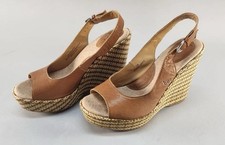 Born Concept Leather Wedges