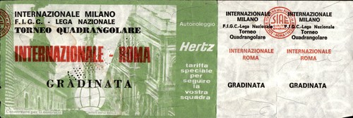Biglietto stadio originale - biglietto,