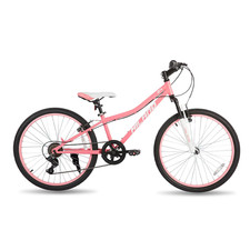 Hiland Mountain Bike Da 24 Pollici per Bambini Dai 7 Anni, Forcella Con Sospensi