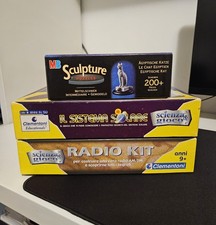 Lotto Giochi Clementoni COMPLETI Scienza E Gioco Anni 9 in su + Puzzle In Regalo