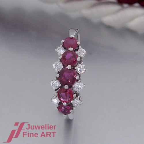 Anello rubino rubini e - anello,