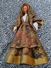 Statuetta terracotta Sardegna scultura e colori artigianali alta 30 cm 