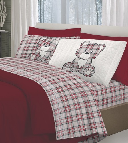 Completo letto flanella - completo,
