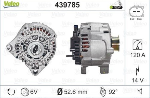 Alternatore nuovo reso 120a - alternatore,