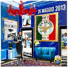 RENÈ 50x50 serigrafia su