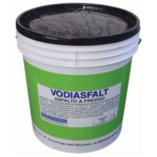 Asfalto Freddo Vodiasfalt 20Kg impermeabilizzante e Protettivo in edilizia