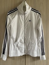Adidas Originals Impermeabile da donna bianco e nero - Taglia S/40 - Giubbino