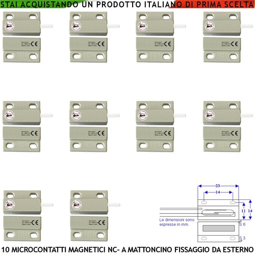 Contatti magnetici ultrapiatti - magnetici,