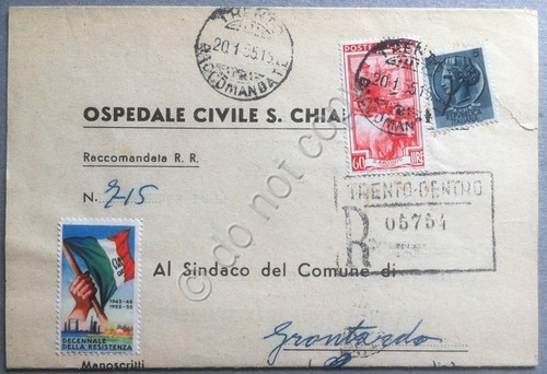 Erinnofilia italia 1955 - erinnofilia,