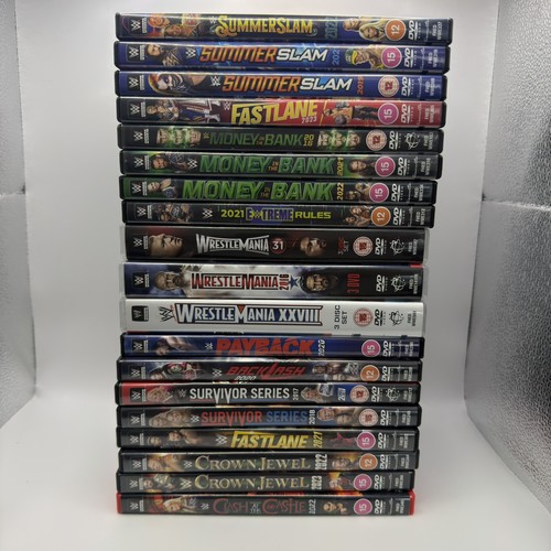 Wwe dvd joblot bundle - bundle, x19