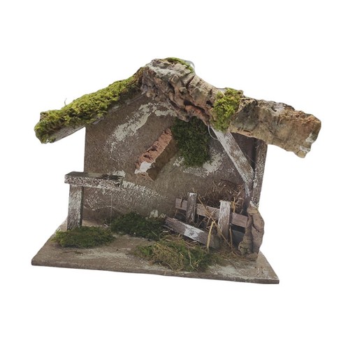 Capanna vuota per presepe - vuota,
