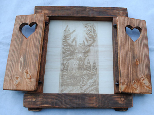 Finestra legno con - finestra, in
