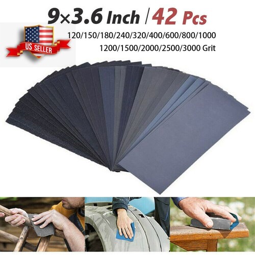 42pc wet dry sand - sand, paper