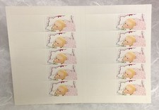 SET 10 BIGLIETTINI BATTESIMO