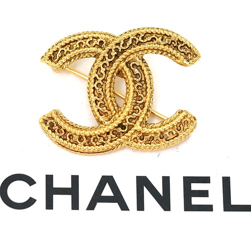 Chanel logo spilla vintage - logo,