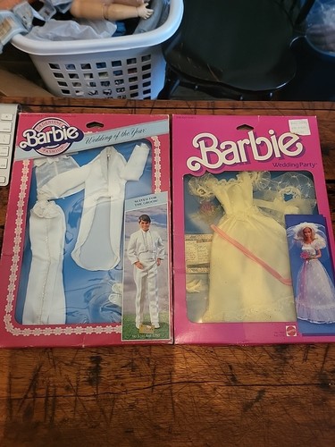 Barbie doll wedding party - barbie,