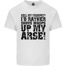 Vendo La Mia Tromba? Divertente Maglietta In Cotone Leggero Da Uomo In Ottone