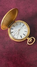 Pocket Watch Zenith Savonette Gold Plated 20 Microns Vintage Rare