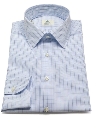Camicia luigi borrelli blu - luigi, a