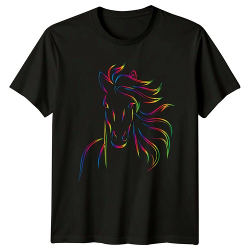 Shirt grafica cavallo - t-shirt,