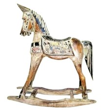 Cavallo dondolo legno - cavallo, in