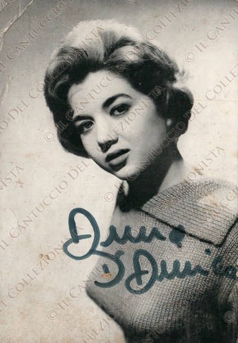 Autografo cartolina anna - autografo,
