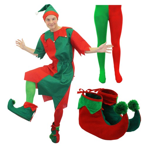 Costume elfo uomo babbo - elfo,