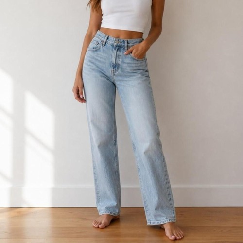 Zara women blue jeans - zara,