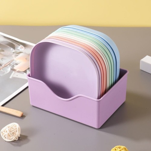 Confezione piatti quadrati - confezione,