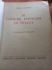 E. Calderini IL COSTUME