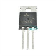 5 pezzi 2SC1969 Transistor HF/VHF MITSUBISHI TO-220