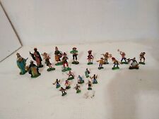 FONTANINI PRESEPE STATUINE IN PLASTICA grande lotto statuine originali anni '70