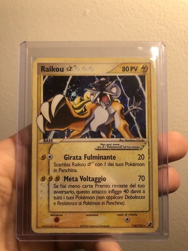 Pokémon raikou gold star - star, holo
