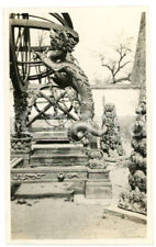 1935 ca CINA Basamento di una sfera armillare - Foto 6x11 cm (1)