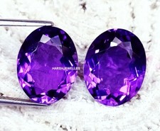 Naturale Viola Tanzanite Paio