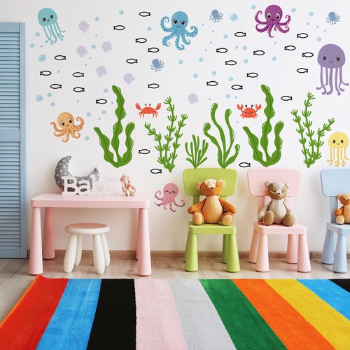 Adesivo murale meduse
