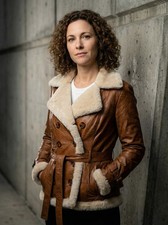 Giacca donna montone shearling