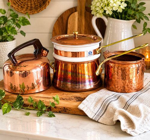 Confezione cucina rame - rame, vintage