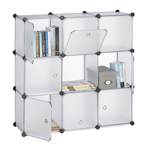 Scaffale con ante - , armadio