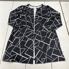 Cardigan donna nero bianco Geo