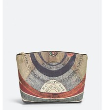 Beauty Case grande con zip Donna Gattinoni Planetarium Pochette Pelle L zip