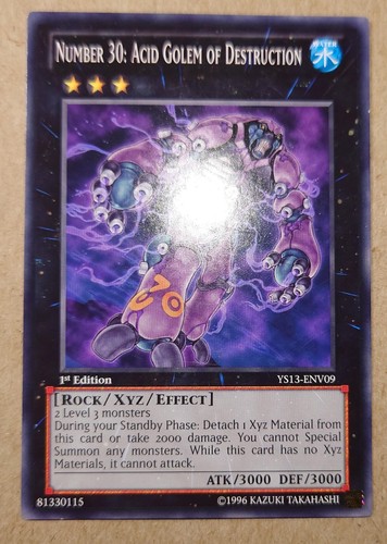 Number acid golem of - acid,