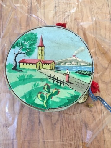 Tamburello vera pelle - tamburello,