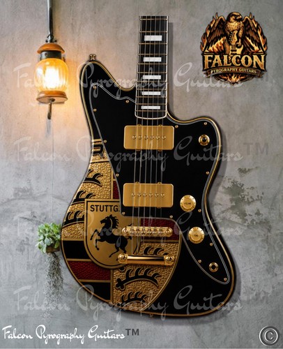 Chitarra elettrica fatta - , a