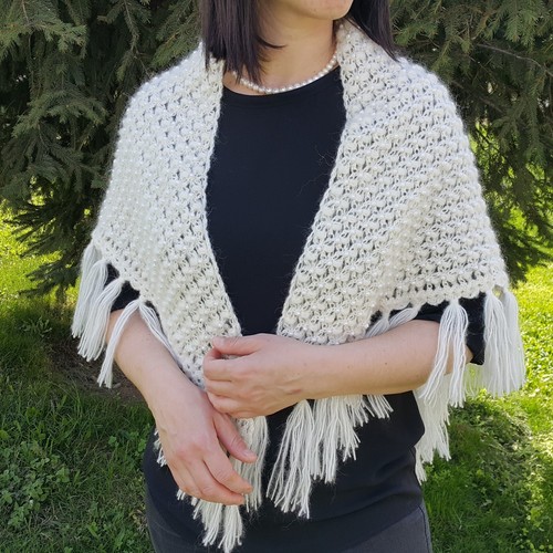 Scialle perle sposa - di, da