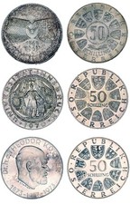 ** AUSTRIA ** ARGENTO 50